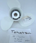 P8 Tohatsu 3T5645270M Propeller 13 Spline 11.1"X Pitch Oem New Factory Parts. Fixed Price $66.79.