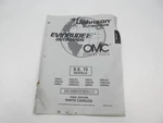 438694 Omc Evinrude Johnson Outboard Parts Catalog 9.9 15 Hp Eu 1997. Fixed Price $10.50.