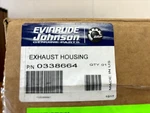 New Johnson Evinrude 338664 Inner Exhaust Lwr Hsg. Fixed Price $144.34.