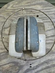 Vintage 1949 Elto Sportster 5HP 4432 Outboard Boat Motor Lower Cowling Hood Set. Fixed Price $16.00.