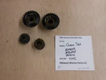 304009, 376345, 304010 Johnson Evinrude 1955 CD-12 5.5HP Outboard Gear Set T142. Fixed Price $34.99.