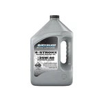 Quicksilver 25W-40 Synthetic Blend 4-STROKE Marine Oil 1 Gallon. Fixed Price $74.99.