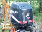 2000 Mercury 50ELPTO 3 Cyl 50HP Stroke Runs, No Gearcase, Parts Or Repair. Fixed Price $800.00.