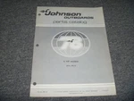 1978 Johnson 6HP 6R78 6RL78 Outboard Motor Parts Catalog Manual 389179 Xo. Fixed Price $61.07.