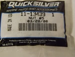 Quicksilver Mercruiser Driveshaft Housing Stainless Mounting Nut 11-13439 5 Ea. Fixed Price $14.99.