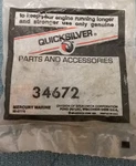 New Genuine Mercury Quicksilver 34672 Cam Rem Ctr Asm Roller Outboard 70-140HP. Fixed Price $10.88.