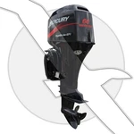 Mercury 60HP 4-STROKE Efi Outboard Engine 20" Shaft Power Trim 2002. Fixed Price $4499.99.