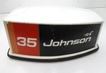 0386925 1976 Johnson Evinrude 35 Hp Top Engine Cover Motor Cowl Hood. Fixed Price $84.99.