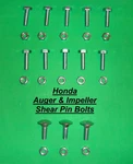 Honda HSS724A HSS928A HSS1332A Auger Impeller Shear Pin Bolt Set 26PC. Fixed Price $16.89.