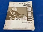 1972 Evinrude Johnson 125HP Starflite Outboard Service Shop Repair Manual Oem. Fixed Price $5.36.