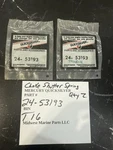 Mercury Quicksilver Choke Shutter Spring (qty 2) P/n 24-53193 T16 3-25. Fixed Price $15.50.