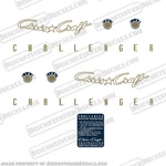 Fits Chris Craft Challenger Vintage Antique Outboard Motor Engine Decals. Fixed Price $74.95.