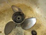 Johnson 200HP Ocean Runner Stroke Outboard Stainless Propeller Viper (176627). Fixed Price $140.00.