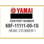 Yamaha Head, Cylinder 68F-11111-00-1S Oem New. Fixed Price $359.25.