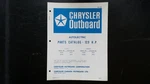 Chrysler Outboard Autolectric Parts Catalog 12.9 Hp OB1475 1971. Fixed Price $29.99.