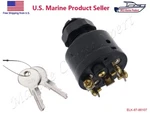 Boat Ignition Key Switch Push To Choke Mercury Outboard Off-on-start 6 Terminals. Fixed Price $23.99.