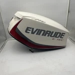 60 Hp Evinrude E-tec 0285812 Motor Cover White Cowling Hood. Fixed Price $400.00.