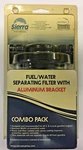 Sierra Fuel Water Separator Kit Part # 18-7775-1 3/8" Npt Inlet/outlet. Fixed Price $28.95.