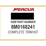 Mercury Complete Trim Kit 8M0168241 Oem New. Fixed Price $1264.49.