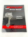 2003 Mercury Outboard Factory Manual 4 5 Hp 102CC Sailpower 1987 90-17308R02. Fixed Price $24.99.