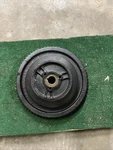 1985 40 Hp Johnson Evinrude Outboard Flywheel. Fixed Price $75.00.