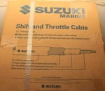 Suzuki Shift Throttle Cable 12FT Extr 99105-11001-012 Superceded 99105-11002-012. Fixed Price $69.87.