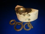 0322860 Bracket , 0320746 Nut 327051 Johnson Evinrude 115HP. Fixed Price $19.54.
