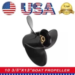 10 3/8X13 Tooth Aluminum Propeller 48-19640A40 For Mercury 9.9/15/18/20/25HP. Fixed Price $48.99.