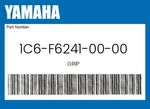 Yamaha Genuine Grip 1C6-F6241-00-00. Fixed Price $10.13.