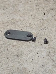 Vintage 1955 Johnson QD-16 10HP Outboard Boat Motor Shift Linkage Access Door. Fixed Price $7.00.