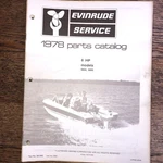 281208 Evinrude 1978 Outboard Hp Parts Catalog Models 6804 6805. Fixed Price $12.99.
