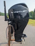 2009 50 Hp Mercury Efi 4 Stroke Outboard Motor 20" Power Tilt Tiller. Fixed Price $4899.00.