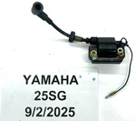 Genuine Yamaha Outboard Engine Motor Ignition Coil Assembly Assy 25HP CM61-31. Fixed Price $38.25.