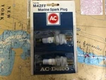 Ac-delco Pack Of #M42FF Marine Spark Plug .. Fixed Price $7.00.