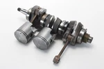 Suzuki 1988 1989 1990 - 1997 Crankshaft W/ Connecting Rods & Pistons 25 30 Hp. Fixed Price $150.00.