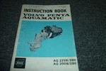 1975 Volvo Penta Aquamatic AQ225B Engine AQ280 Stern Drive Operator Manual Xz. Fixed Price $147.77.