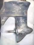 Omc Johnson Evinrude Brp 384910 384909 Gearcase Lower Unit Foot 1971 40HP 317017. Fixed Price $176.00.