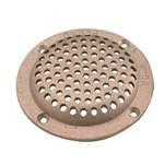 Perko 4" Round Bronze Strainer Made The Usa 0086DP4PLB. Fixed Price $33.00.