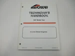 90-806536970 1997 Mercruiser In-line Diesel Engines Technicians Handbook Manual. Fixed Price $19.95.
