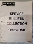 Force Outboards 1983 Thru 1989 Service Bulletin Collection. Fixed Price $19.95.
