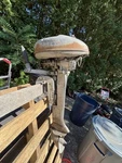 Vintage Firestone Outboard Motor 10-A-1 3.6 Hp 4000 Rpm. Fixed Price $129.99.