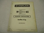 278653 1965 Omc Evinrude Outboard Motor Parts Catalog 75 Hp Starflite. Fixed Price $17.95.