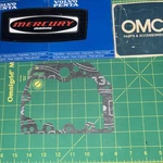 GA4 Mercury Marine Outboard Cylinder Block To Baffle Plate Gasket 27-28085. Fixed Price $9.99.