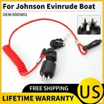 5005801 765562 For Omc Brp Johnson Evinrude Ignition Key Switch &lanyard 1996-UP. Fixed Price $23.94.