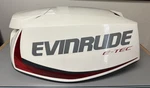 Evinrude 285824 Engine Cover Cowl Hood White 25 30 Hp E-tec Oem Nos Etec. Fixed Price $250.00.