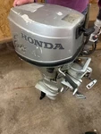 Honda 8 Hp Outboard Motor - Four Stroke Electric Start Long Shaft W/tank. Fixed Price $475.00.