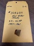 New Nos Oem Evinrude Johnson Fuel Filter Small 308239 5.5-40HP 1957-1961. Fixed Price $9.80.