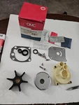 Genuine Omc Evinrude Johnson Water Pump Kit 385447 Nos Oem PS2. Fixed Price $175.00.