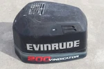 Evinrude Johnson 200 Series Hood Top Cowling Engine Cover + Hp V6 0284448. Fixed Price $150.00.