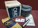 385282 Omc Piston 317809 383674 378261 380569 378813 317509 W/ 317513 Wrist Pin. Fixed Price $34.90.
